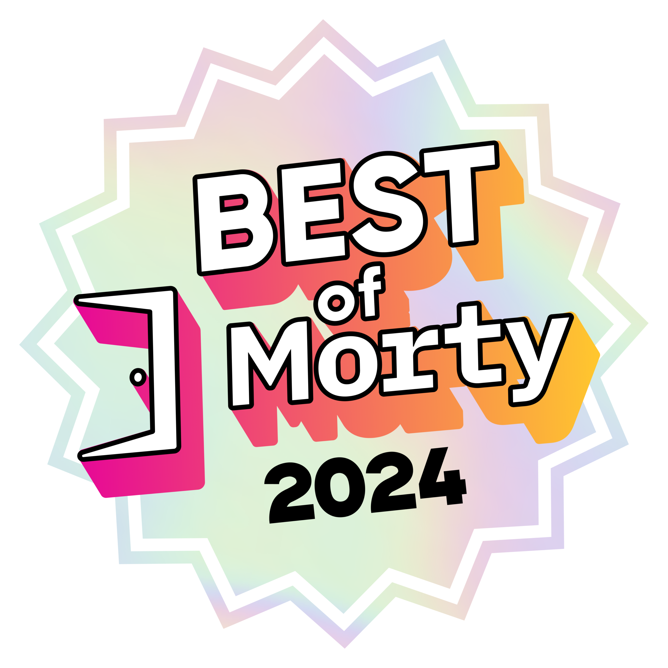 Best of Morty 2024 official program sticker