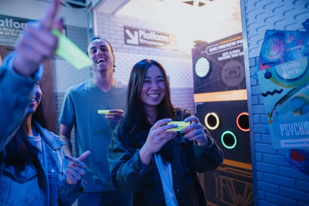 Promotional image for Timeliner: Train Through Time at The Escape Game — Forum Shops
