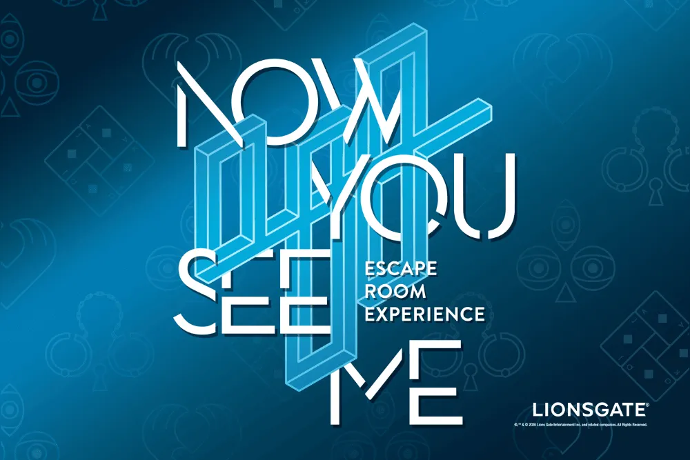 Promotional image for Now You See Me: Escape Room Experience at Escapology — Town Square