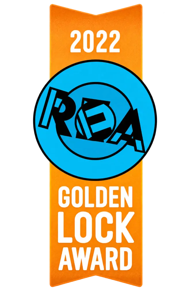 Room Escape Artist 2022 Golden Lock Award winner badge